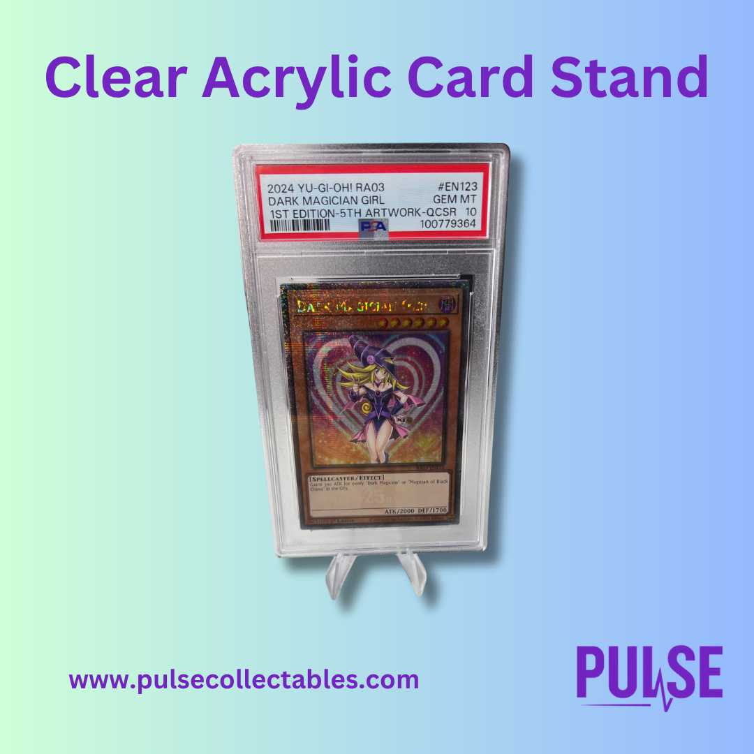 Acrylic Card Holder Stand - Top-loaders & Graded Cards - Single