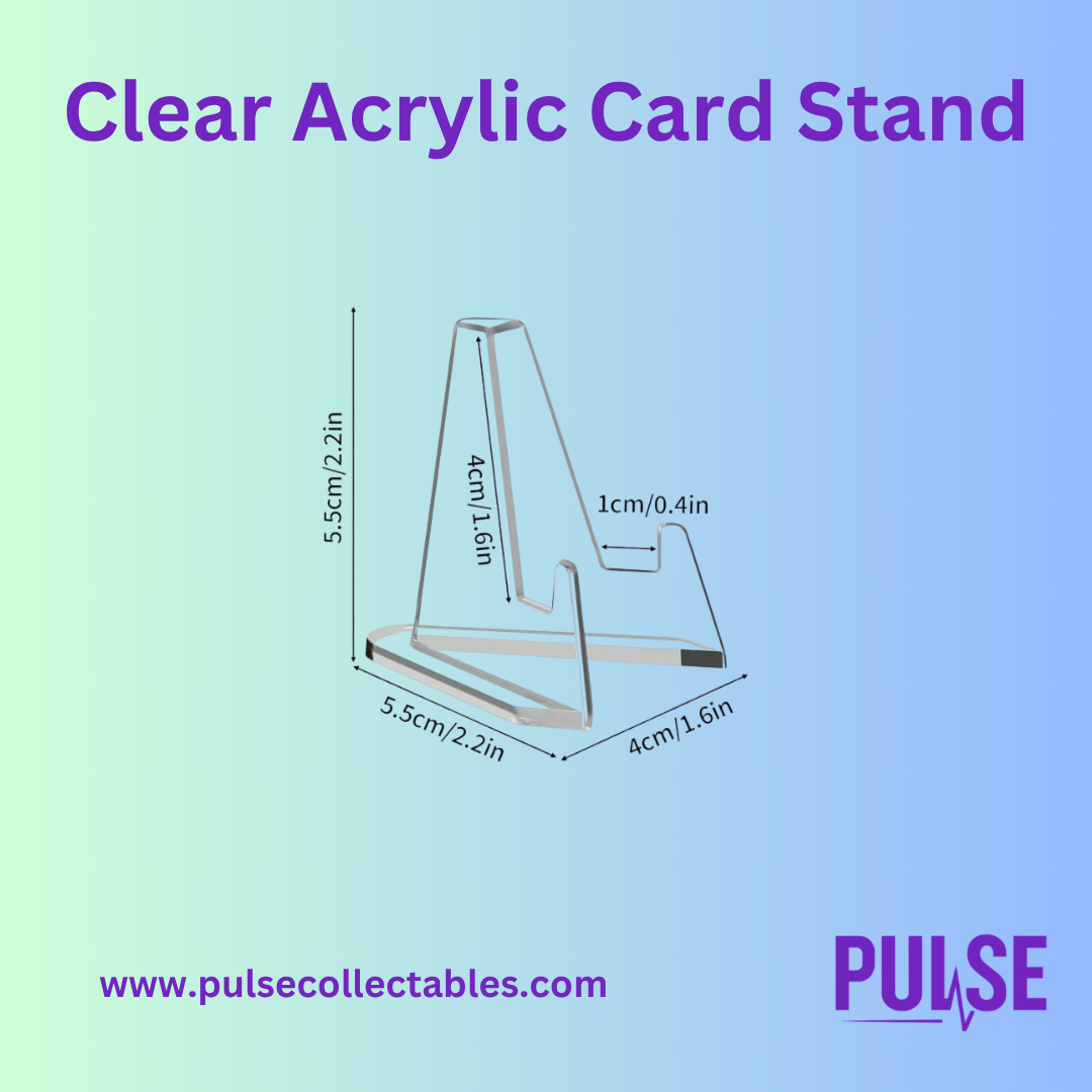 Acrylic Card Holder Stand - Top-loaders & Graded Cards - Single