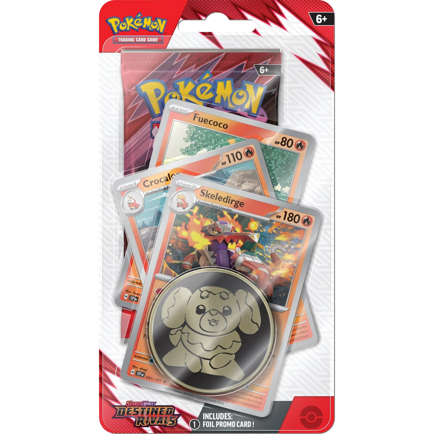 Pokemon TCG - Scarlet & Violet - Destined Rivals - Premium Checklane Blister