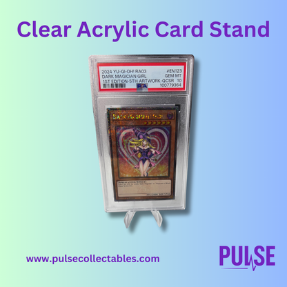 Acrylic Card Holder Stand - Top-loaders & Graded Cards - Single