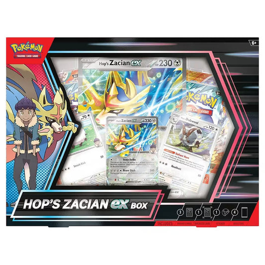 Hop's Zacian Ex Box - Pokemon TCG