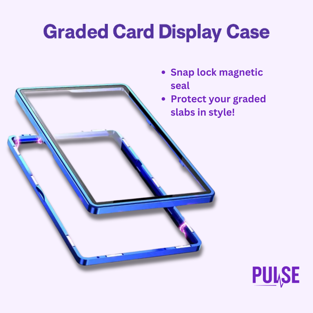 Graded Card Display Case for PSA/CGC/BGS - Aluminium Magnetic Frame