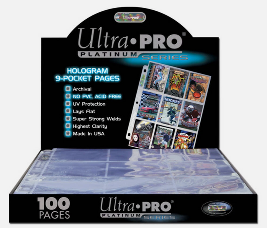 Ultra Pro - 9-Pocket Platinum Pages Box