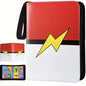 400 Slot Pokemon Theme Trading Card Binder – Card Collection Album with 50 Detachable Protective Sleeves