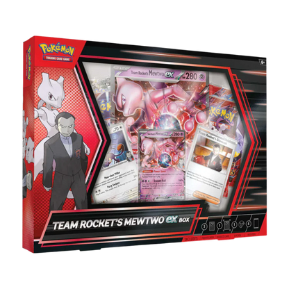 Pokemon TCG - Scarlet & Violet - Team Rocket's Mewtwo Ex Collection Box