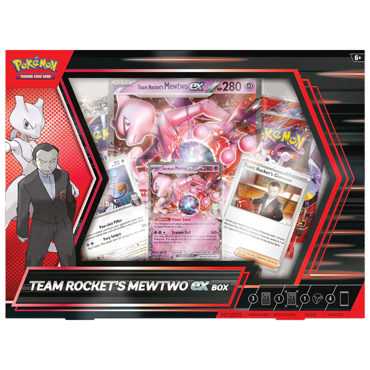 Pokemon TCG - Scarlet & Violet - Team Rocket's Mewtwo Ex Collection Box
