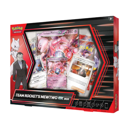 Pokemon TCG - Scarlet & Violet - Team Rocket's Mewtwo Ex Collection Box
